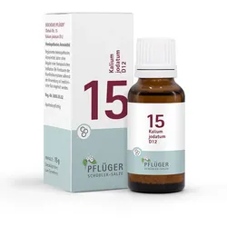 BIOCHEMIE Pflüger 15 Kalium jodatum D 12 Globuli 15 g