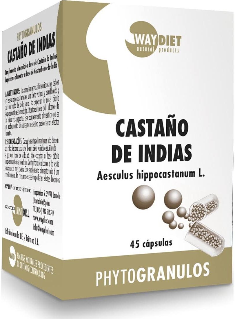 Waydiet Natural Castaño Indias 40 caps