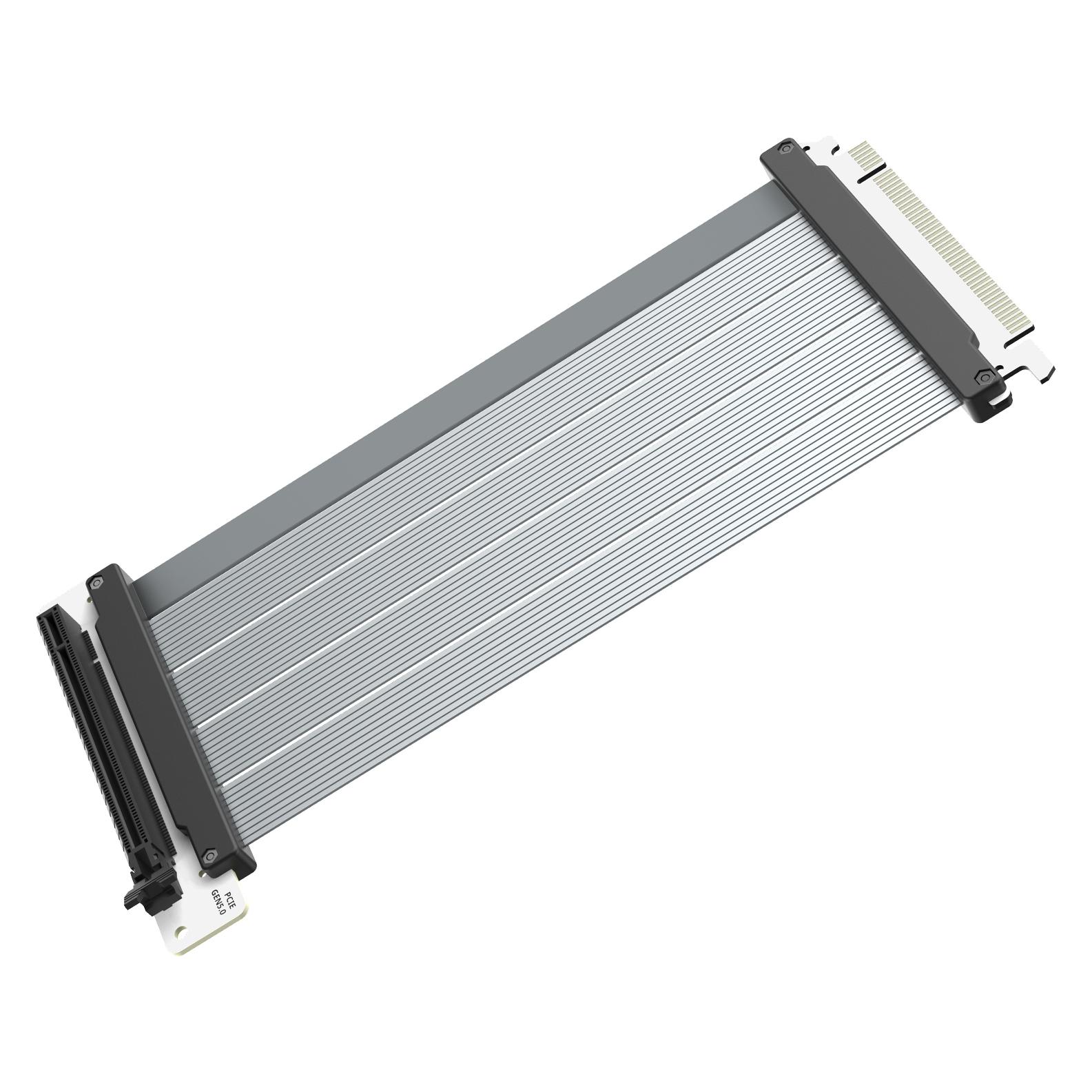 Cooler Master Riser Cable PCIe 5.0 x16, 200mm, bílá (MCA-U000C-WPCI50-200)