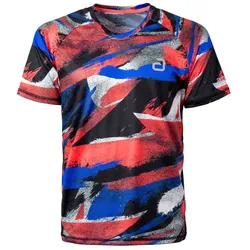 andro T-Shirt Likya rot/graffiti 3XS - 3XS