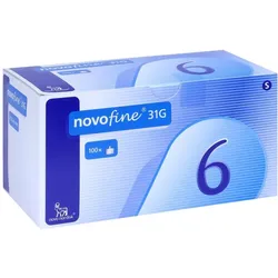 Novofine Nadeln 0,25x6 mm 100 St