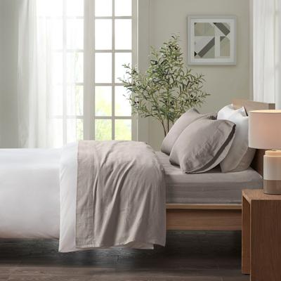 Madison Park Cozy Cotton Flannel Printed Sheet Set