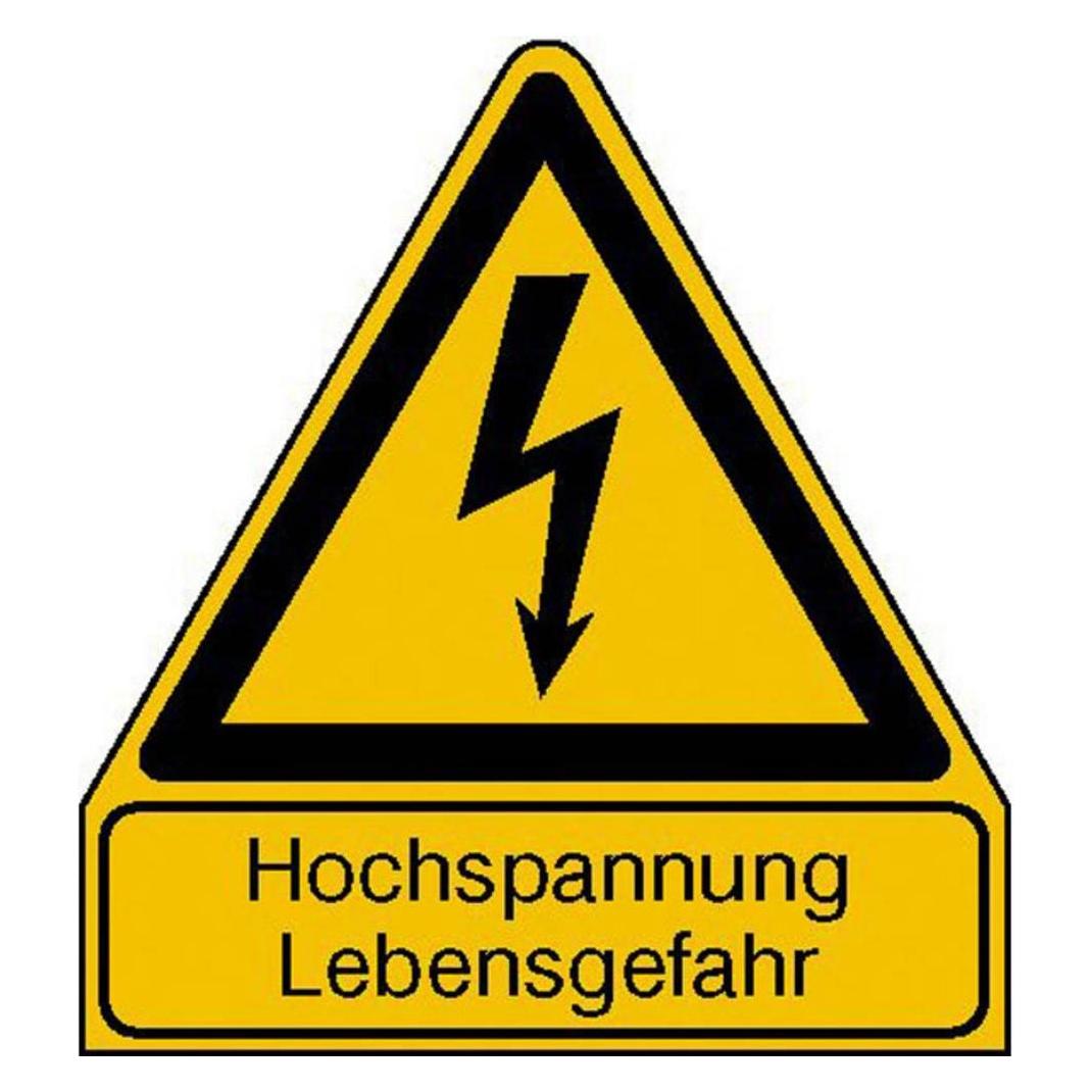 Wolk Warn-Kombischild Achtung Folie selbstklebend B x H 210 mm 238 (21.1280)