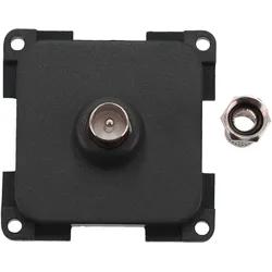 Inprojal System 10.000 Steckdose TV  7 mm schiefergrau RTV