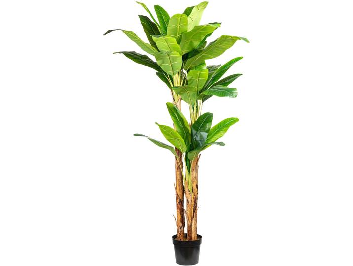 Kunstpalme CREATIV GREEN Bananenpflanze , grün, H:240cm, Kunststoff, Kunstpflanzen, Kunstpalme