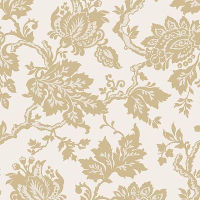 Martha Stewart Jacobean Antique Gold Wallpaper
