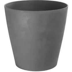 Garden ID, Blumentopf, Runder Blumentopf – – Swing Cone – Ø 30 – 14 L – H 29 – Grau (30 x 29 cm)