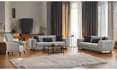 Furnia Omnia 3 Pieces Living Room Sets 2 Sofa 1 Chair