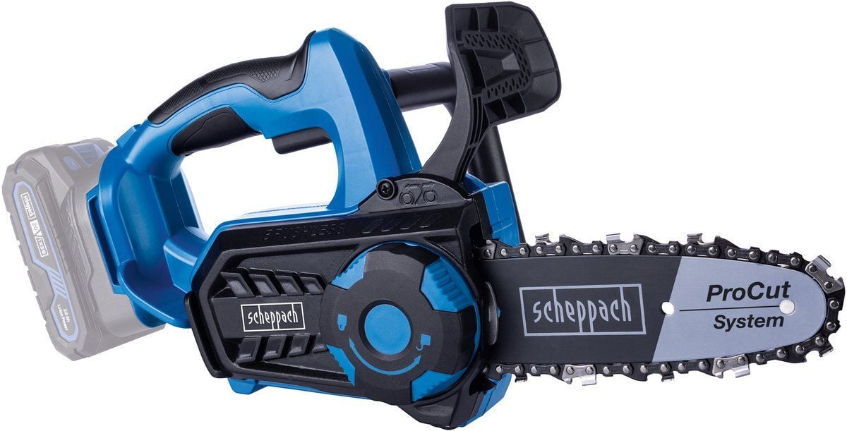 Scheppach BC-TCS200-X Accu Kettingzaag met 20cm zaagblad en 7 m/s zaagsnelheid (20V IXES platform)