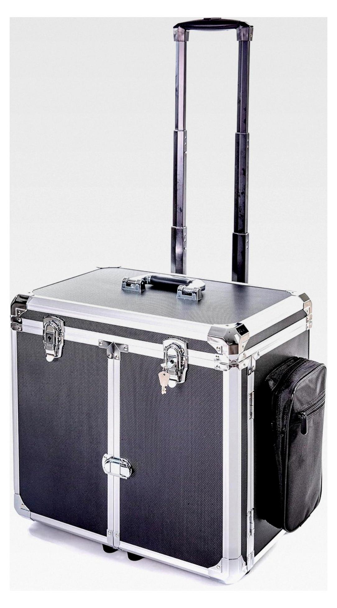 Fusspflegekoffer für mobile Fußpflege Trolley in Schwarz