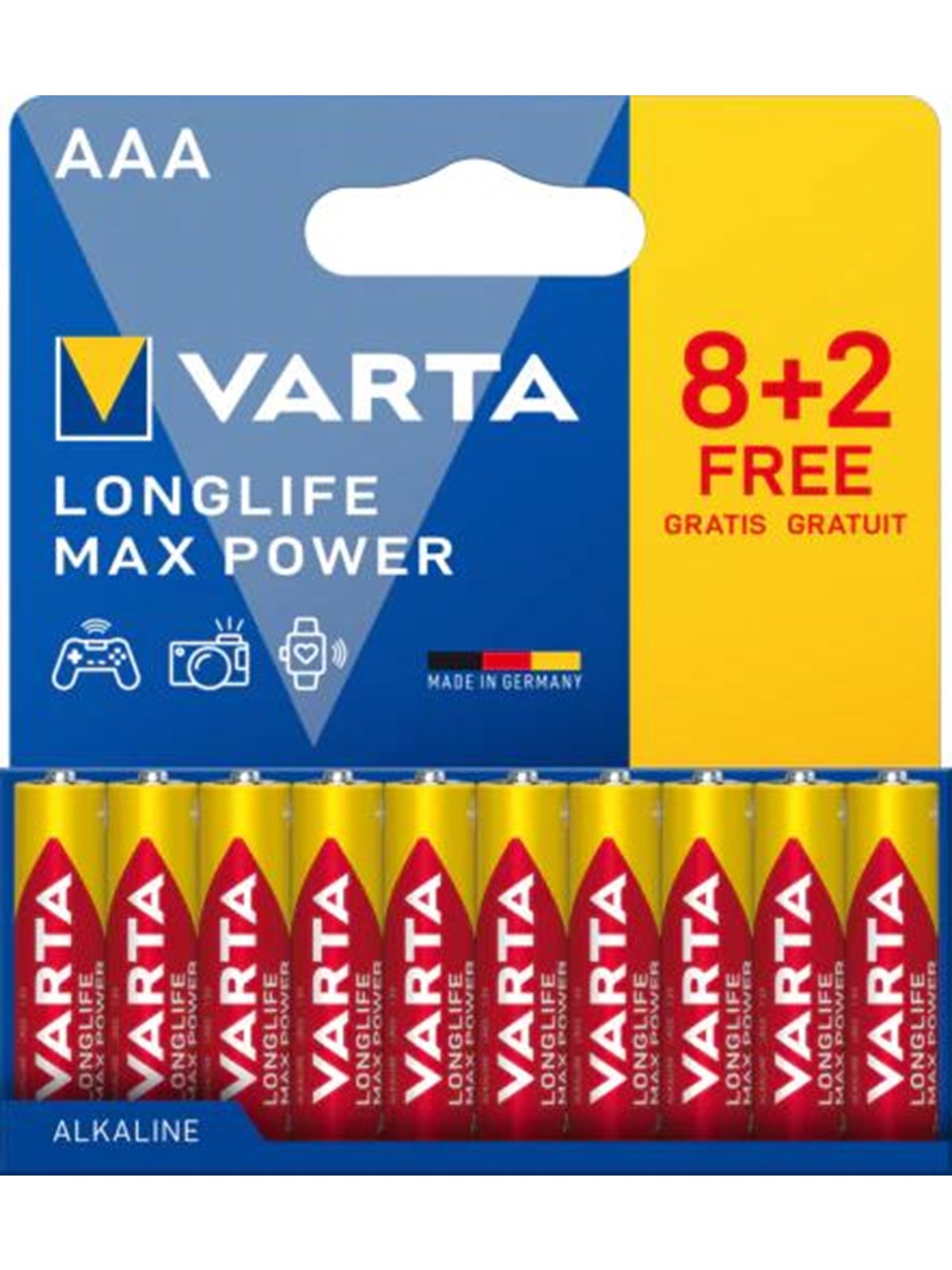 VARTA Longlife Max Power AAA - 10-Pack