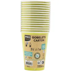 PROnappe Einweg-Kaffeebecher, kiwigrün 200 ml