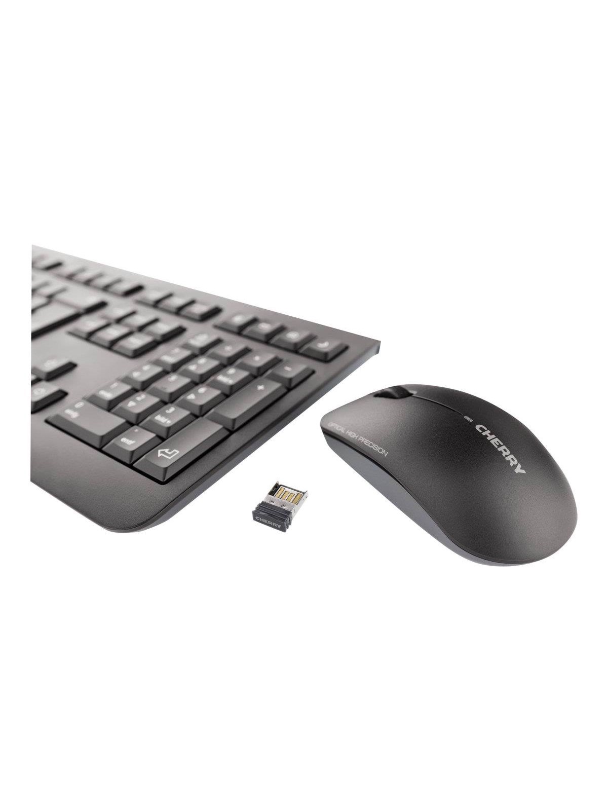 Cherry DW 3000 - Tastatur & Maus Set - Englisch (UK) - Schwarz