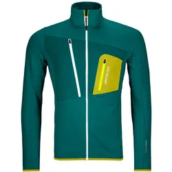 Ortovox Herren Fleece Grid Jacke - XXL - pacific green