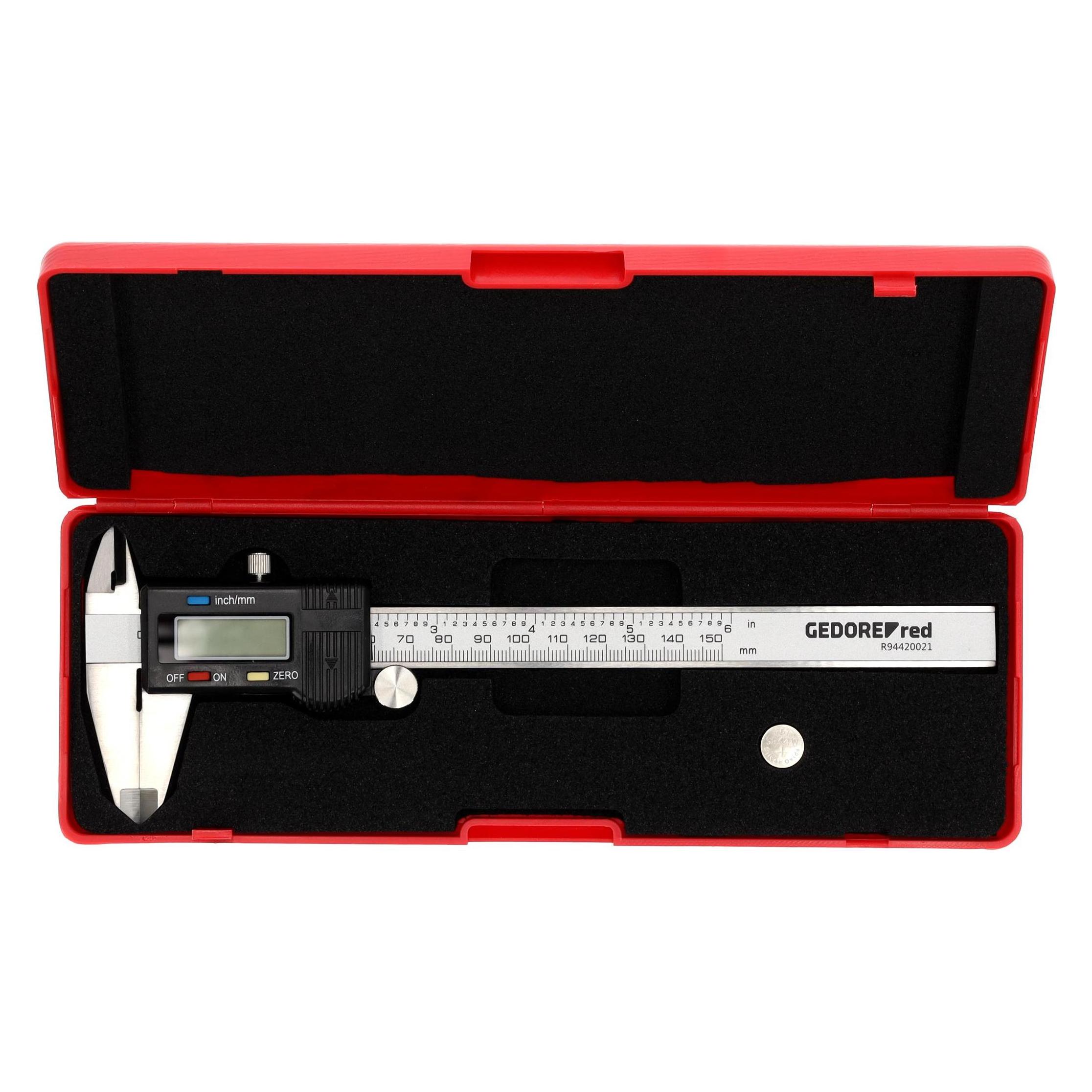 Gedore Red red R94420021 Messschieber digital 153 mm mm/inch (15.30 cm) (3301430)