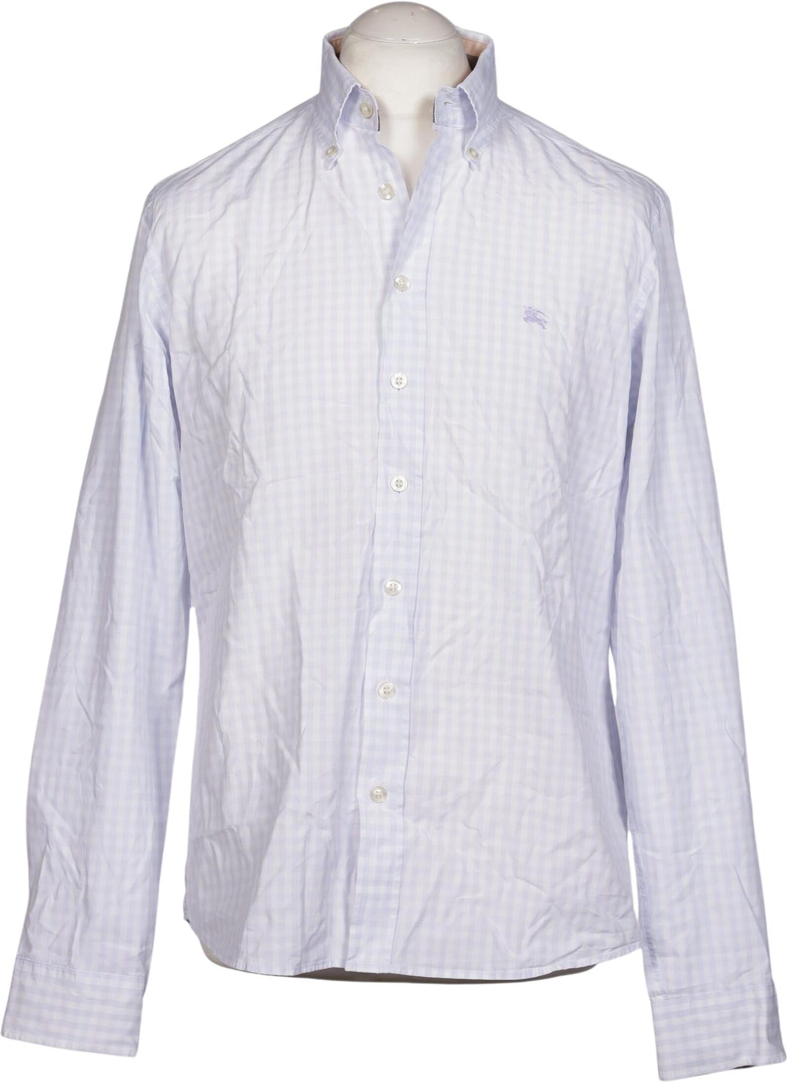 Burberry Herren Hemd, Hellblau, Gr. L, Baumwolle - Second Hand
