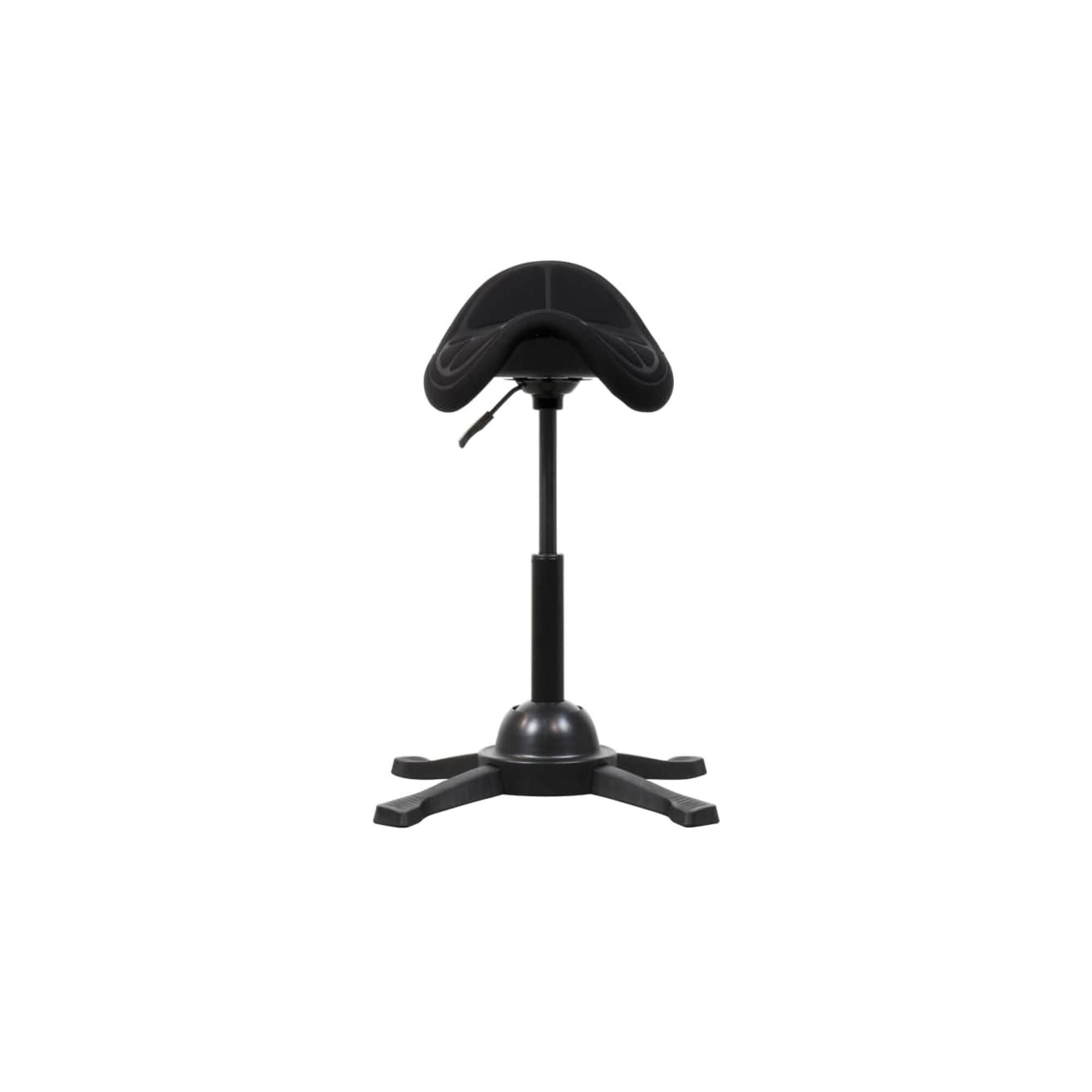 STIER Sattelhocker mit Sitzmulde Sitzhöhe 480-660mm schwarz (907447)