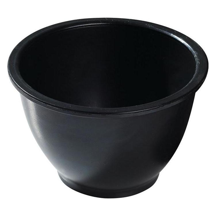 HP Autozubehör Gipsbecher Höhe 90 mm Ø oben:125 / unten: 60 mm konisch Gummi schwarz (1516)