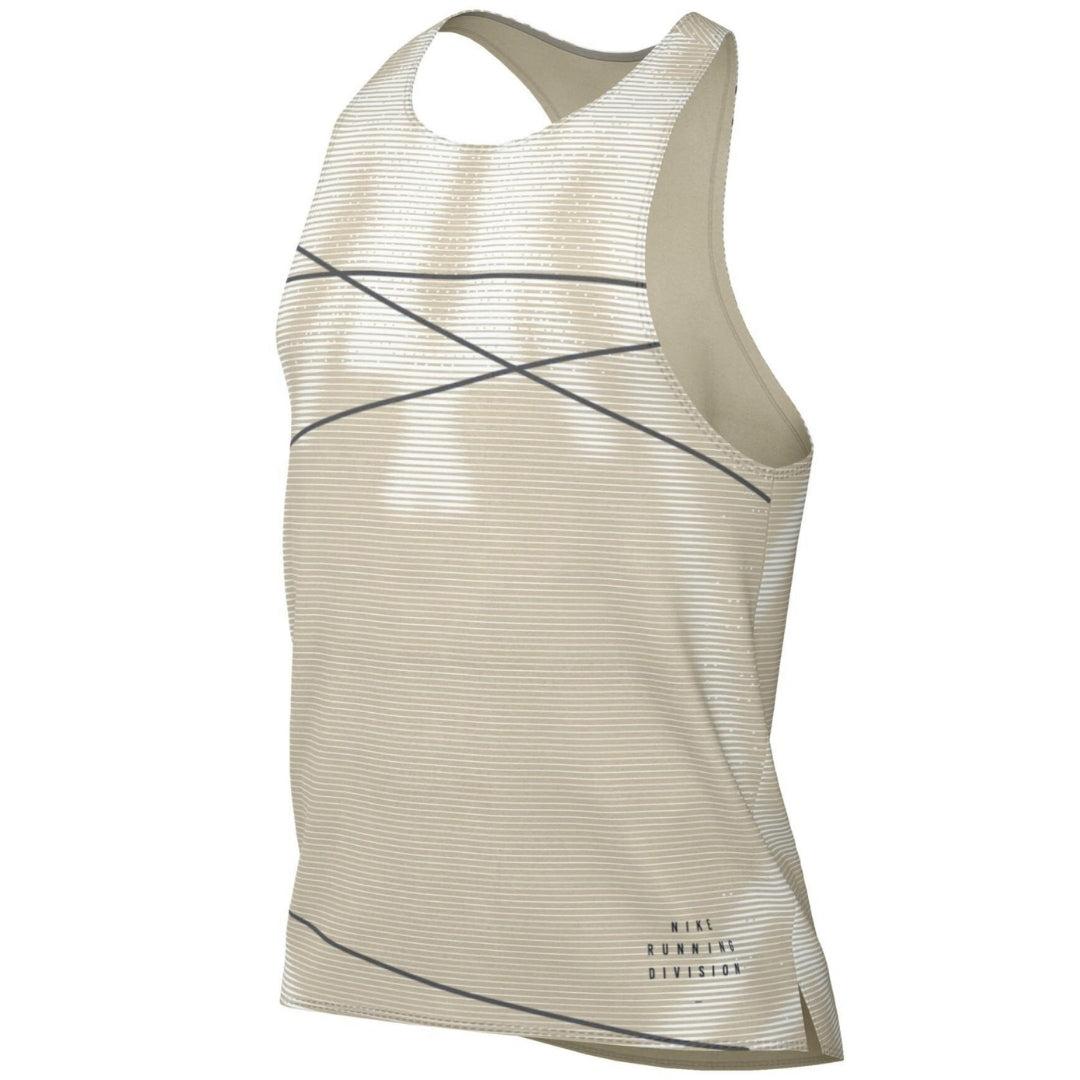 Nike Dri-Fit beige hardloopvest
