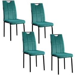 HTI-Living Stuhl Denton Velvet Grün