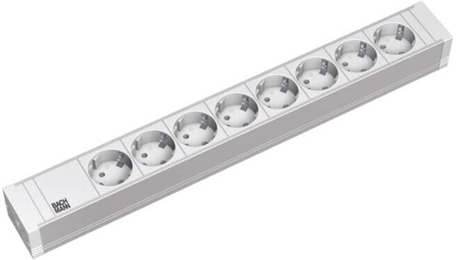 Bachmann Multiprise 19 pouces 8x PVC 8x protection 333.601 (333.601)