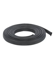 Delock Geflechtschlauch dehnbar 10 m x 12 mm schwarz Schwarz (18902)