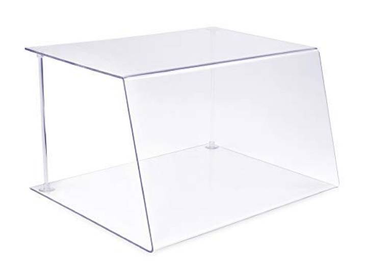 Trofecto Spuckschutz Thekenaufsatz Typ 1 [80x30x40cm, Stärke 5mm] Vitrine aus hochwertigem & robustem PETG Acrylglas – Effektiver Schutz für Gastronomie & Einzelhandel – Made in Germany