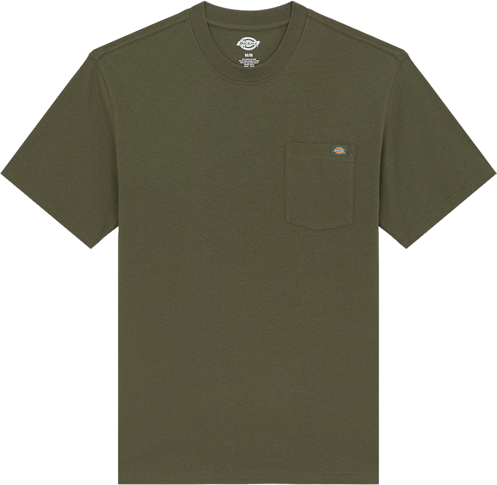 Dickies Men's Luray Short Sleeve Pocket Tee Deep Depths L
