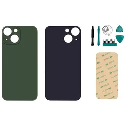 iPhone 13 mini Backcover Grün - Set