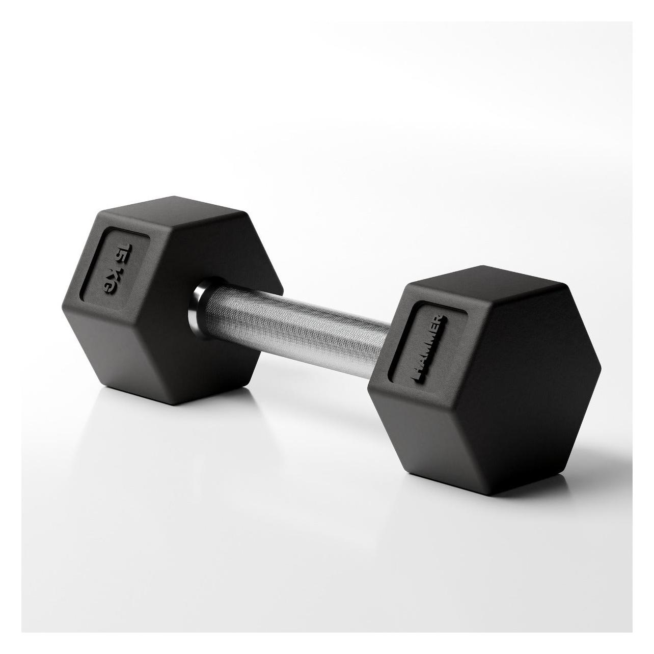 Hammer Fitness Hexagon Kompakthantel PRO 15 kg (1 x 15 kg) (17411)