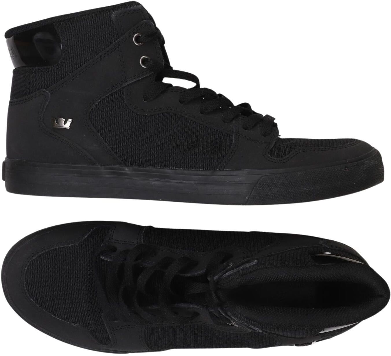 Supra Herren Stiefel, Schwarz, Gr. EU 46, Leder - Second Hand