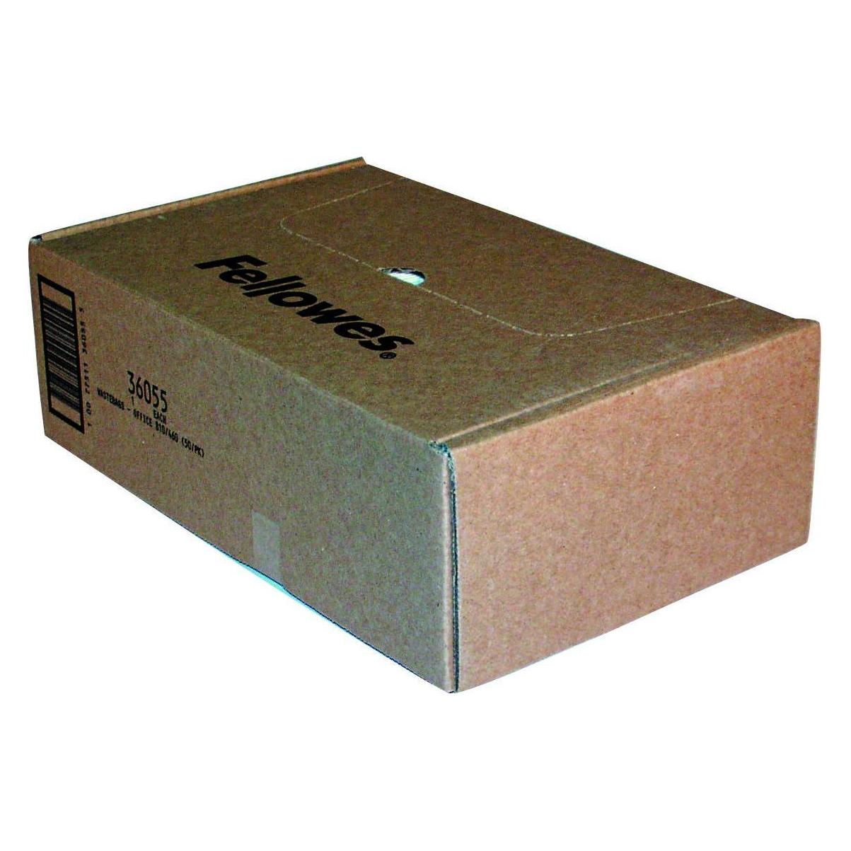 Fellowes Aktenvernichter Abfallbeutel 165 Liter, 50Stk. (50x, 165 l) (36055)
