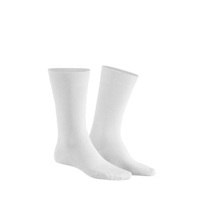 Socken HUDSON "DRY COTTON", Herren, Gr. 39-42, weiß, Baumwollmischung, normal, Socken Socken, Climate Sole, feuchtigkeitsregulierend und atmungsaktiv