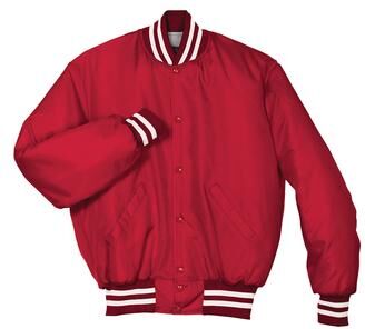 Holloway 229140 Heritage Jacket in Scarlet/White size Medium   Nylon