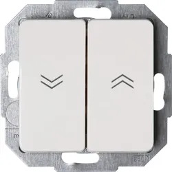 Kopp 619513085 MILANO - Jalousieschalter, Farbe: weiß