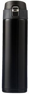 Multicon Wholesale Hub Creative Bullet Cover Thermos Cup, Simple Solid Color Water Cup, Students Go To School Design black