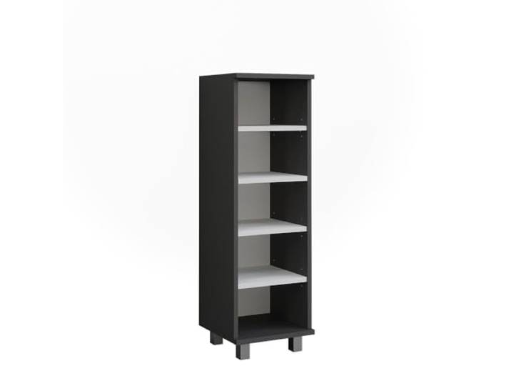 Vicco Midischrank Ilias, Anthrazit/Weiß, 30.2 x 95 cm 5 Schubladen · Schmale Bauweise · Für Pflegeprodukte & Badutensilien · Übersichtliche Aufbewahrung
