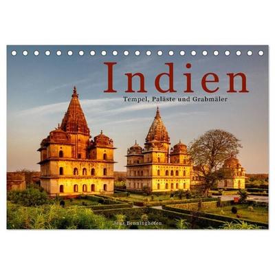 Indien: Tempel, Paläste und Grabmäler (Tischkalender 2026 DIN A5 quer), CALVENDO Monatskalender