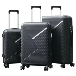 Reisekoffer Koffer 3 tlg Set Trolley Kofferset Handgepäck Polypropylen Gepäck