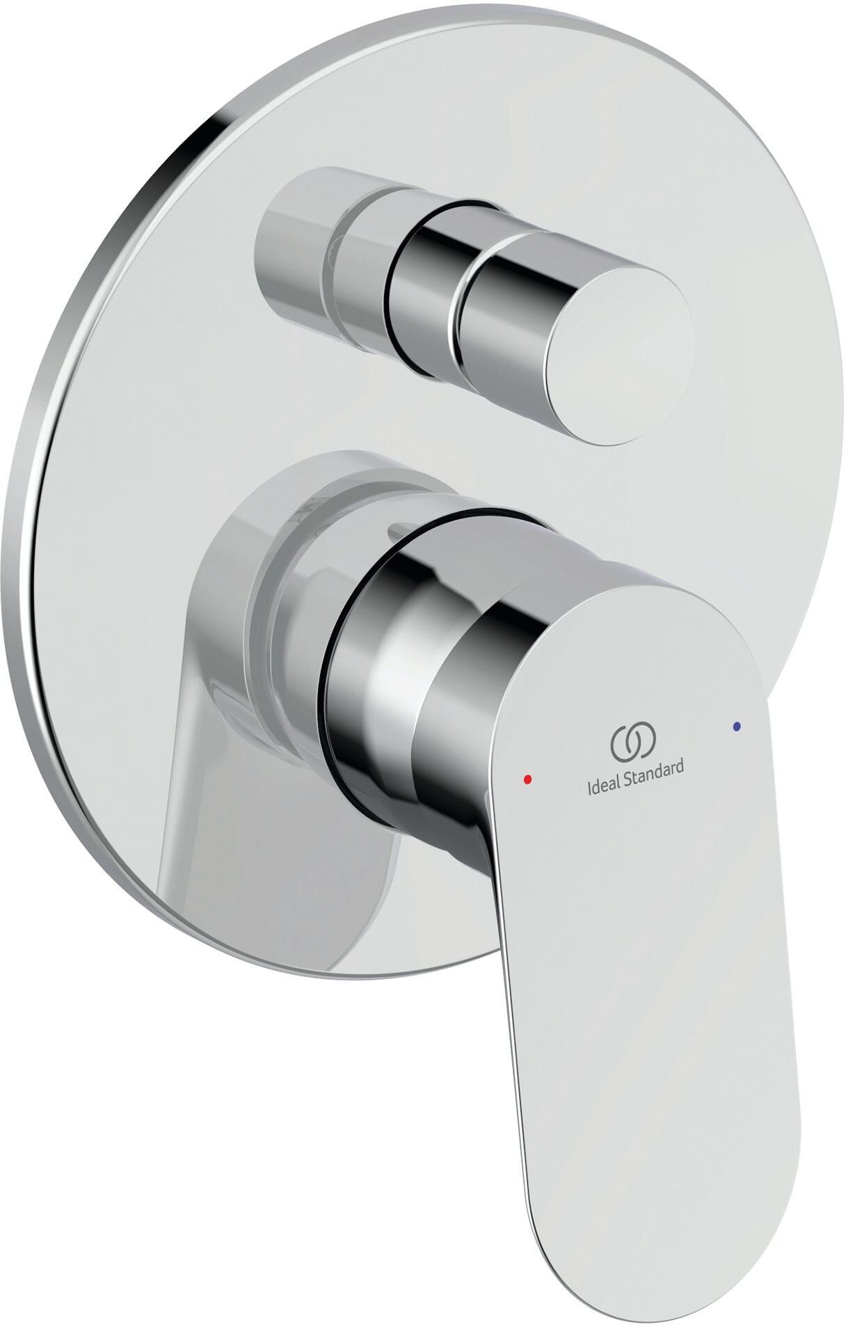 MISCELATORE DOCCIA INCASSO 2 VIE IDEAL STANDARD LYNETH CROMO CARTUCCIA Ø 47 mm