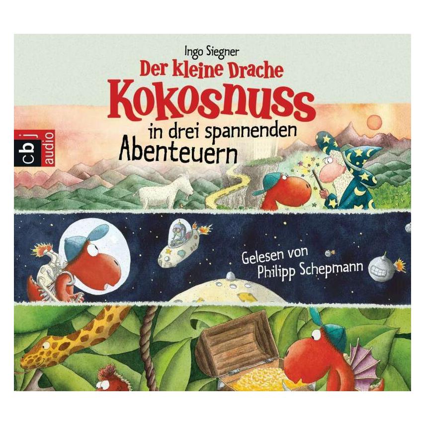 Edel Der kleine Drache Kokosnuss in drei spannenden Abenteuern (Ingo Siegner, Philipp Schepmann, Deutsch) (8371-3046-1)