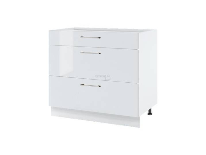 Casserolier Bellissi Blanc Brillant L 90 cm - Cuisineandcie
