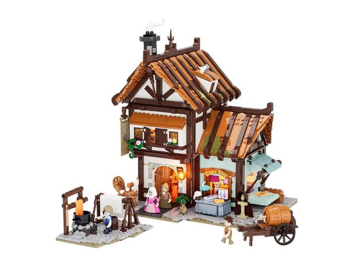Lumibricks Lumibricks Mittelalterliche Schneiderei, Spielbausteine