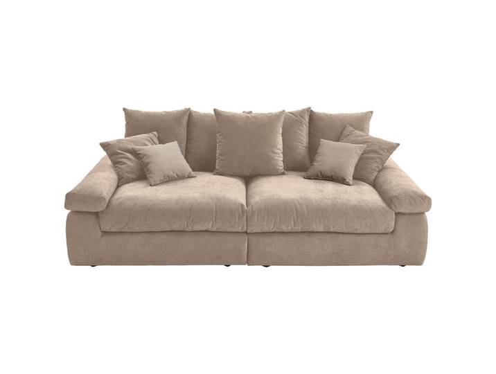 Bigsofa, Taupe, 260x90x140 cm, Textil, 4-Sitzer, Modern, CARRYHOME