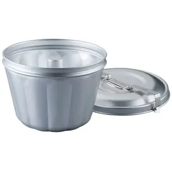 Dr. Oetker Wasserbadform Krautform aus Aluminium fassung 2500ml