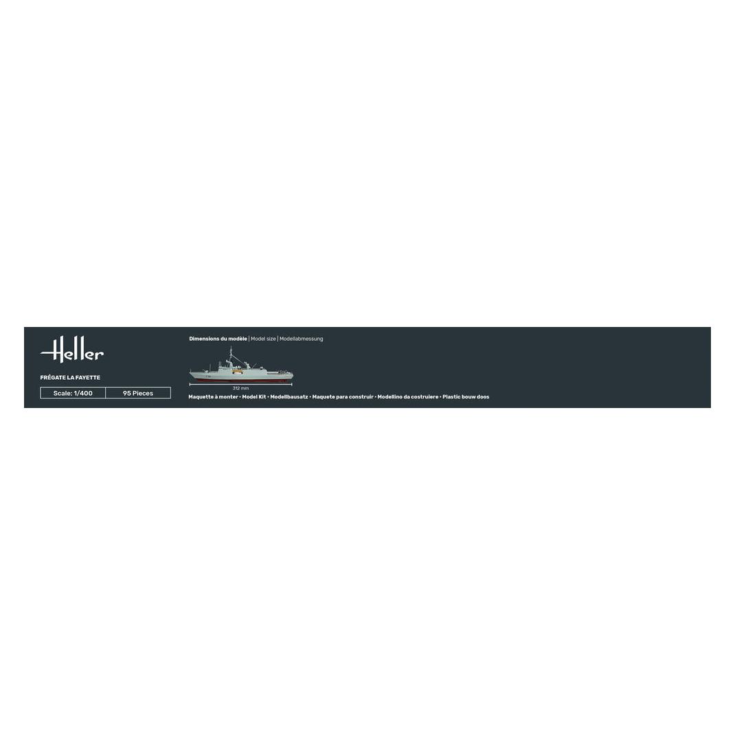 Heller Fregate La Fayette Boat Model Building Kit (81035)