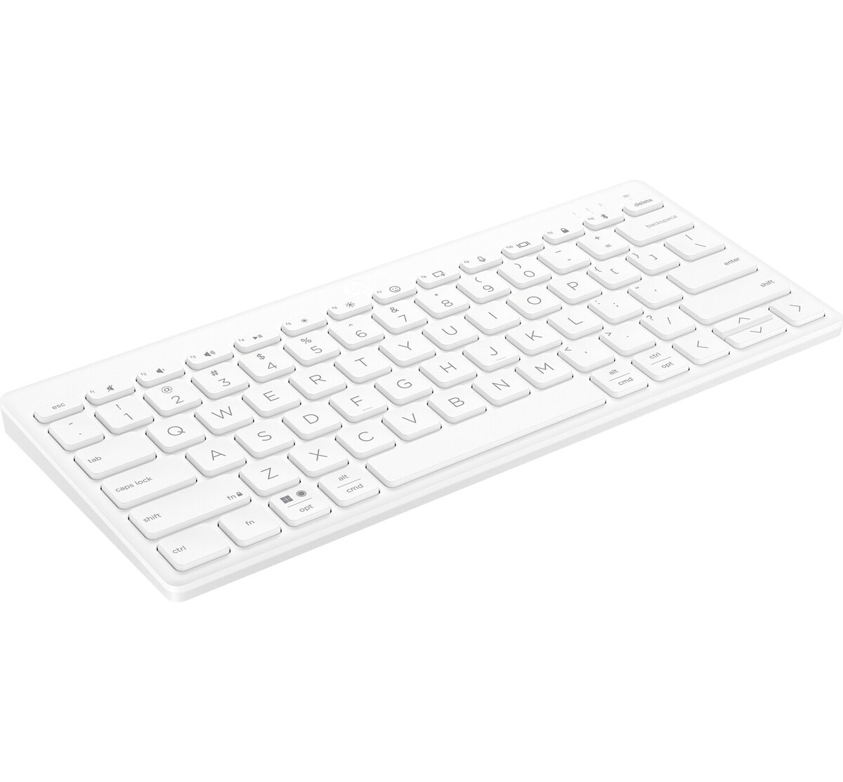 HP 350 Compact Multi-Device Kabellose Bluetooth Tastatur, weiß 692T0AA#ABD