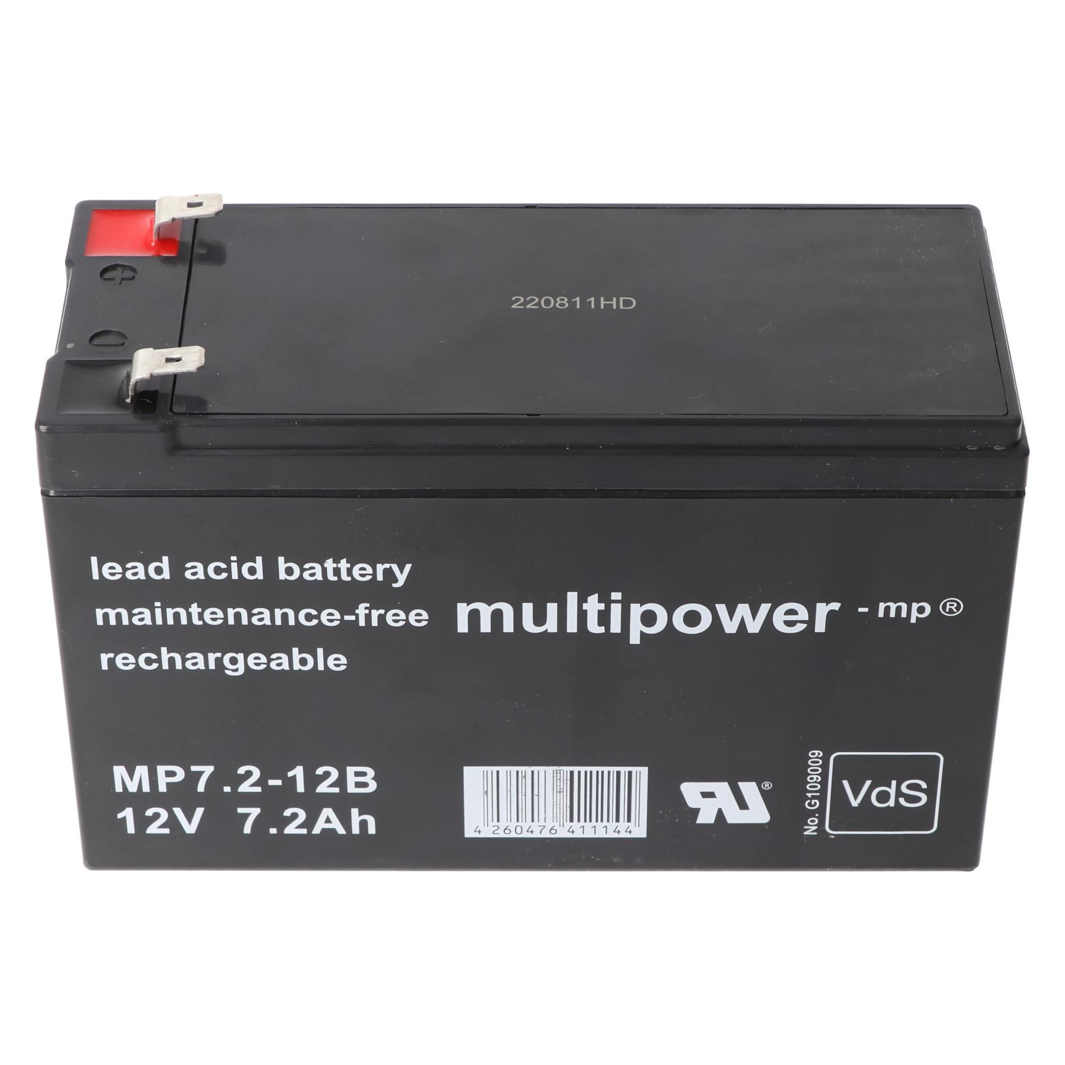 Multipower MP7.2-12B (1 Stk., Gerätespezifisch, 7200 mAh) (130628)