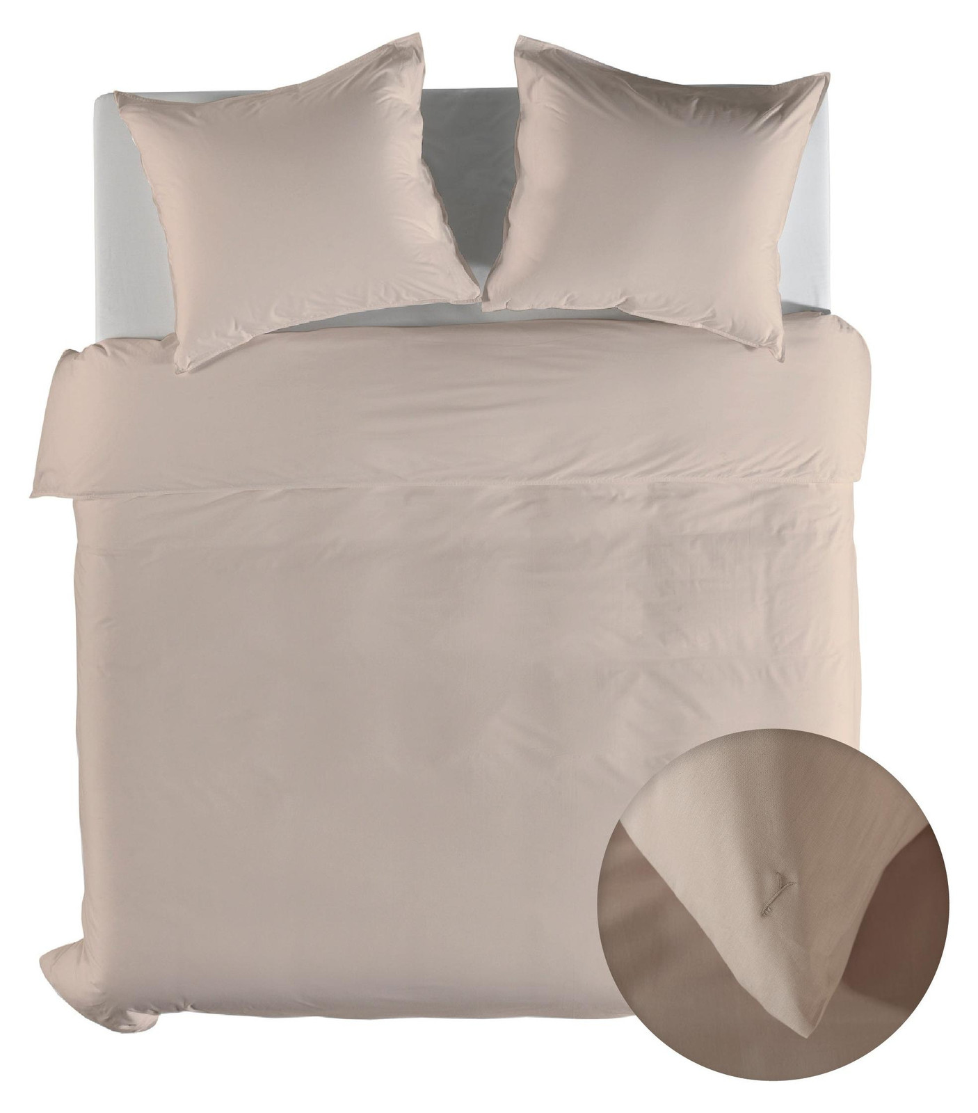 Heckett Living Dekbedovertrek Suite Casablanca Dollar Sand 200x220 cm