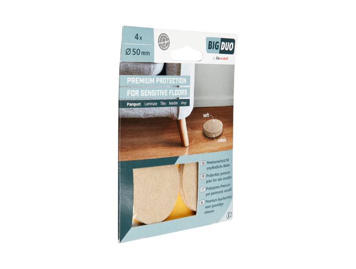 Fix-O-Moll Parkettgleiter Selbstklebend 5 cm 4 Stück